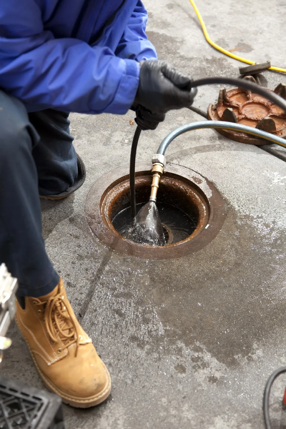 Our Outdoor Drain Cleaning Process